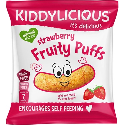 Kiddylicious ovocné křupky jahodové 10 g