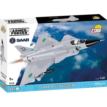 Cobi 5915 Въоръжени сили SAAB AJ37 VIGGEN, 1: 48, 881 k
