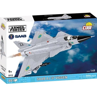 Cobi 5915 Въоръжени сили SAAB AJ37 VIGGEN, 1: 48, 881 k