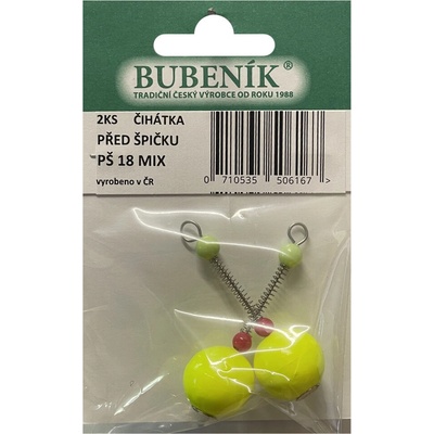 Bubeník číhátko před špičku 18mm 2ks barva žlutá