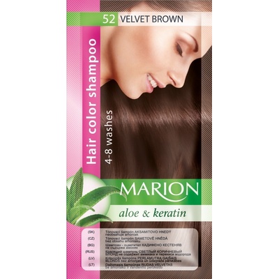 Marion tónovací šampon 52 hnědý samet 40 ml – Zbozi.Blesk.cz