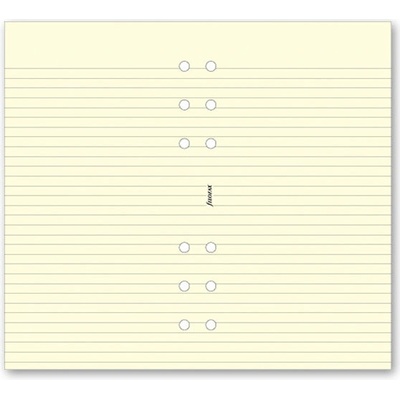 Filofax Poznámkový papír, linkovaný krémový formát A6