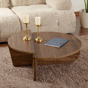 ASG Orion - дизайнерска маса орех (8684283059157)