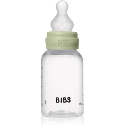 BIBS Anti-Colic Baby Bottle Silicone шише против колики със силиконов биберон Sage 150ml