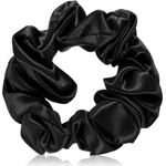 Crystallove Silk Scrunchie копринен ластик за коса Black