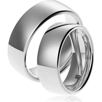 Blink Blink Klasické obrúčky oblé biele 5007 BL