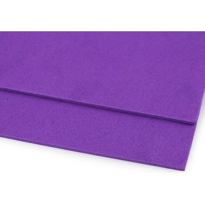 Stoklasa Pěnová guma Moosgummi 20x30 cm Balení: 2 ks, Varianta: 8 fialová sv. 8 fialová sv.