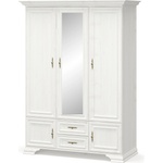 Bogdan Furniture Europe Трикрилен гардероб iris, Бял
