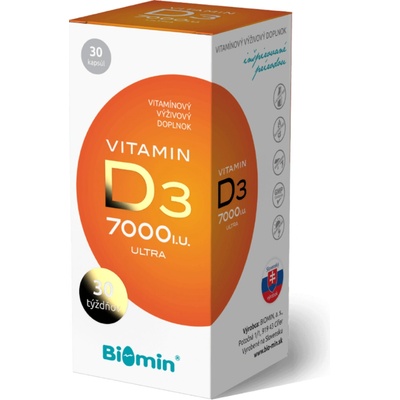 Biomin Vitamín D3 ULTRA 30 kapsúl