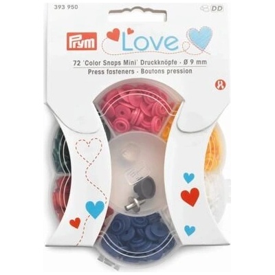 Patentky MINI "Color snaps" 72 ks PRYM LOVE