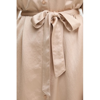 Marc Aurel Рокля Marc Aurel в бежово среднодълга със стандартна кройка 6553-2000-93424 (6553.2000.93424)