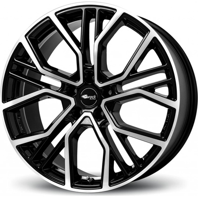BROCK B41 10x21 5x130 ET33 black polished