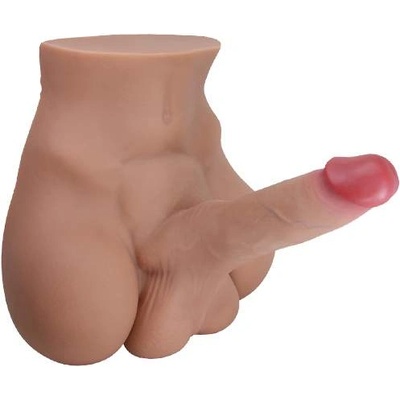 LyBaile Реалистичен мастурбатор торс с пенис и анус "crazy bull rhyne" 23 х 21 см