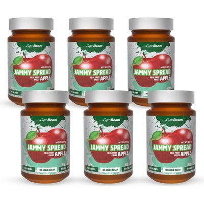 GymBeam Jammy Spread Jablko 6 x 220 g