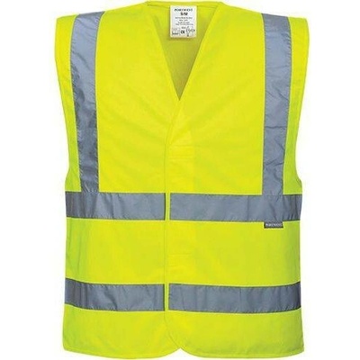 PortWest Two Band Brace Reflexní vesta Hi-Vis žlutá