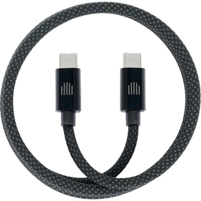 Dviced Magnetic Braided Cable USB-C to USB-C, 1, 25m - dark grey (DV120015)