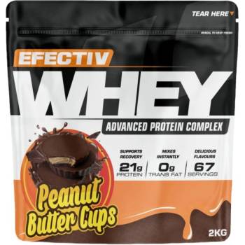 EFECTIV Nutrition Efectiv Whey | Advanced Protein Complex [2000 грама] Фъстъчено масло