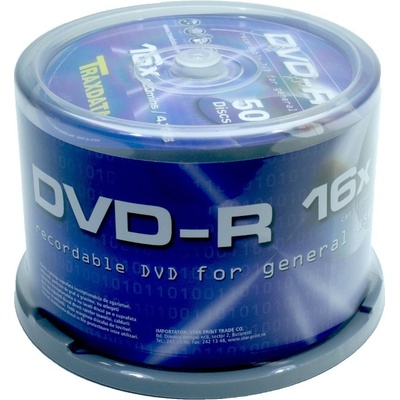 Traxdata DVD+R 4,7GB 16x, 50ks