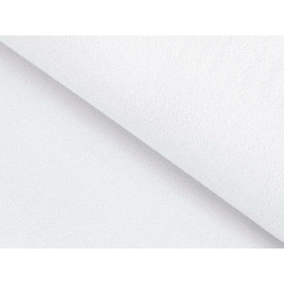 Polar Fleece - bílá - metráž šířka 150 cm