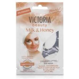 Victoria Beauty Milk & Honey Колагенова маска за очи с мед и мляко 2 6роя