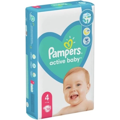 Pampers Памперси Pampers Active Baby JP 4 (9-14 кг. ) - 70 броя