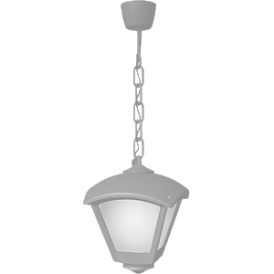 Fumagalli Dario 250 ГРАДИНСКИ ФЕНЕР ВИСЯЩ 1xe27 ip55 СИВ (96dario250p/gr)