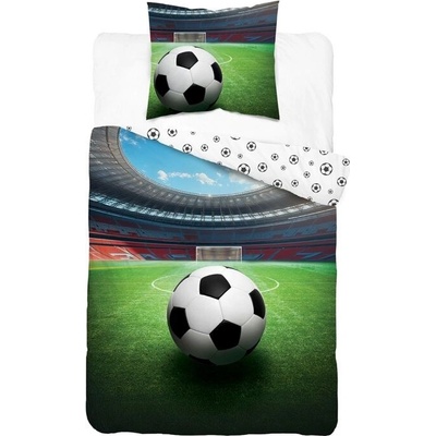 DETEXPOL Obliečky Futbal štadión II Bavlna 140x200 70x80