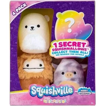 Jazwares Скуишвил: Монте Скишмор мини плюшени - комплект от 4 броя (sqm0326)