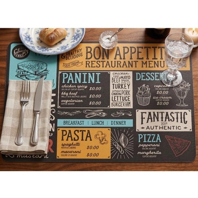 Mybesthome Prostírání Menu 28x43cm