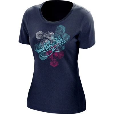 Northfinder Dámske outdoorové merino tričko ARGENTERA1 nightblue