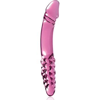 SuperLove Glass Perfect Double Dildo Pink