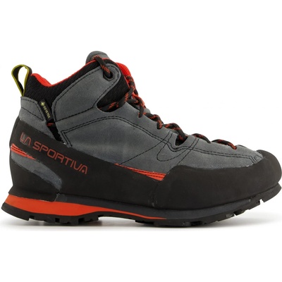La Sportiva Апроуч обувки La Sportiva Boulder X Mid GTX Approach shoes - Carbon / Flame - размер 37, 5 (EU) (042-0064-0312)