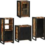vidaXL Комплект мебели за баня 4 бр. Многоцветен 55 x 35 x 60 см (3305703)
