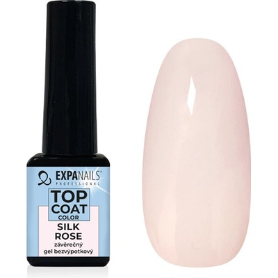 Expa nails expanails uv led gel top coat color silk rose 5 ml