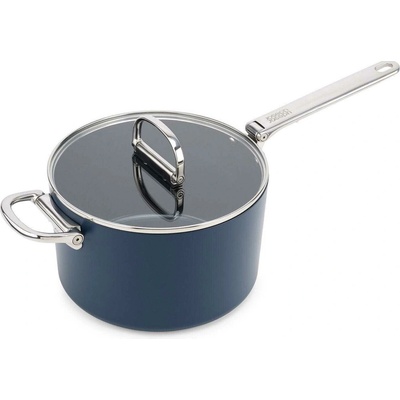 Joseph Joseph Panvica Space s nepriľnavým keramickým povrchom a pokrievkou 23 cm/5,1 l, modrá, 45039