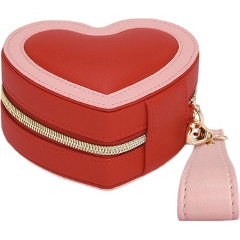 Stackers Пътническа кутия за бижута Stackers Heart червена (76331)