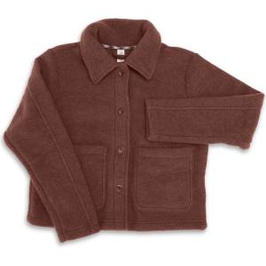 Engel Дамско вълнено яке Engel Women's Cropped Jacket Wool jacket - Zimt Melange - размер 46/48 (EU) (105-4631-0311)