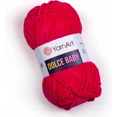 Priadza YarnArt DOLCE BABY 50g/85m 759 ČERVENÁ