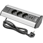 GTV 3 Plug + 2 USB 1,5 m (PBKT3SU-80)