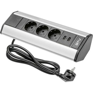 GTV 3 Plug + 2 USB 1,5 m (PBKT3SU-80)