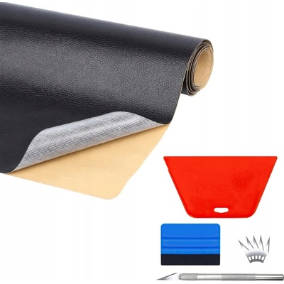 Koža na opravu WALLPATCH ČIERNA