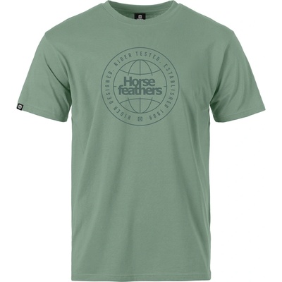 Horsefeathers Тениска Global - iceberg green Horsefeathers | Zelen | МЪЖЕ | L