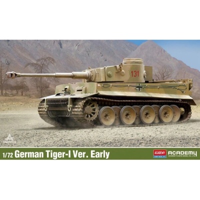 Academy Plastikový model tanku Tiger 1, raná verze 1:72