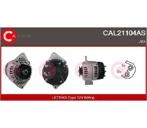 CASCO Alternátor CAL21104AS