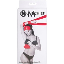 Sportsheets S&M Amor Bondage Beginner Kit Red