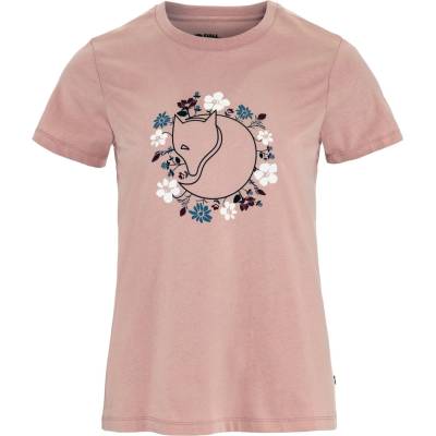 Fjällräven Дамска тениска Fjällräven Women's Fjällblomster Fox T-Shirt - Chalk Rose (916-6337-0113)