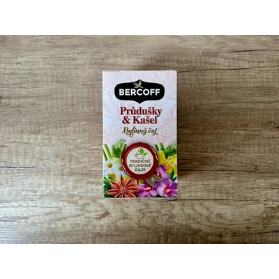 Bercoff Bylinný čaj Průdušky & Kašel 15 x 2 g
