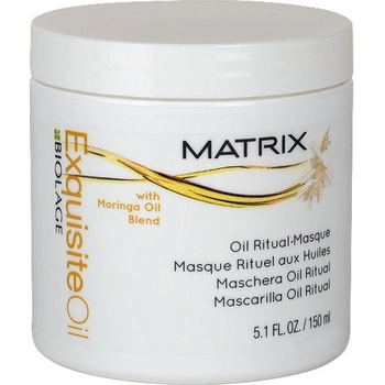 Matrix Biolage Exquisite vlasová kúra bez parabénov (Oil Ritual Masque with Moringa Oil Blend) 150 ml