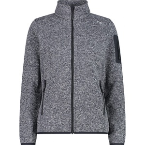CMP Дамско поларено яке CMP Women's Jacket Jacquard Knitted Fleece jacket - Antracite - размер 42 (EU) (105-4942-2015)