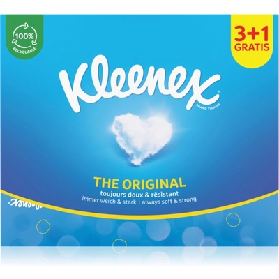 Kleenex Original Box хартиени кърпички 3+1 72 бр